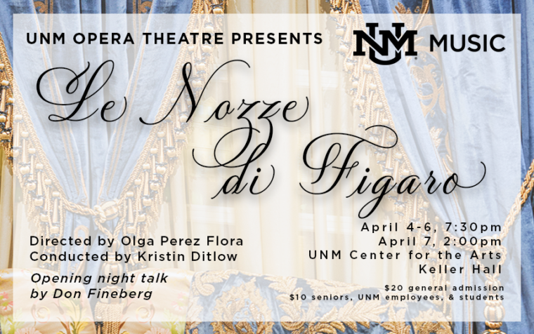 UNM Opera Theatre “The Marriage of Figaro”
